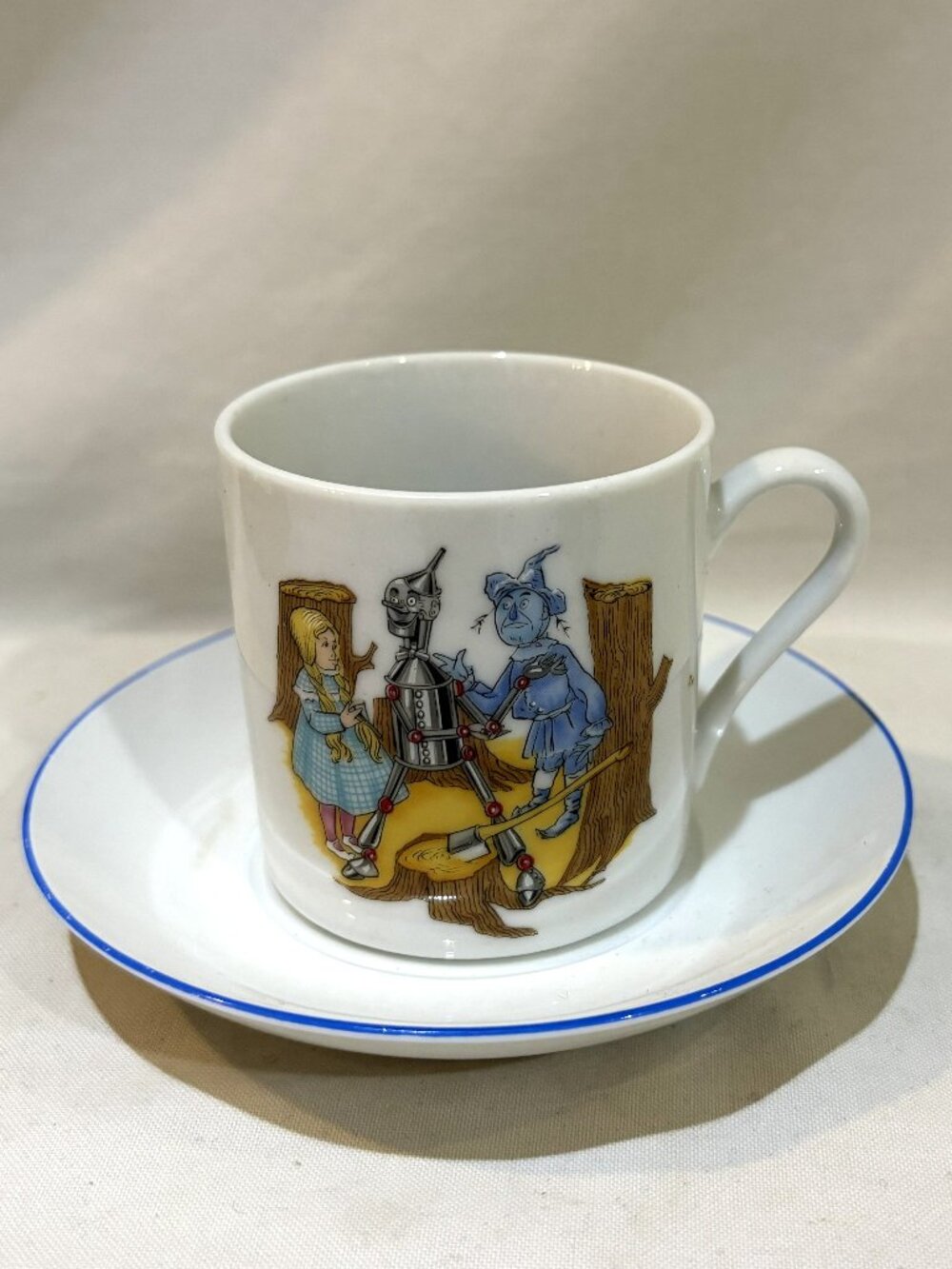 Wizard of Oz Reutter Porzellan Vintage Porcelain Cup and Saucer Set West Germany